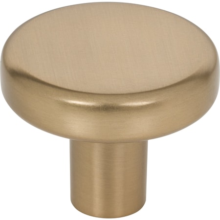 Elements 1-1/4" Diameter Satin Bronze Gibson Cabinet Knob 105SBZ